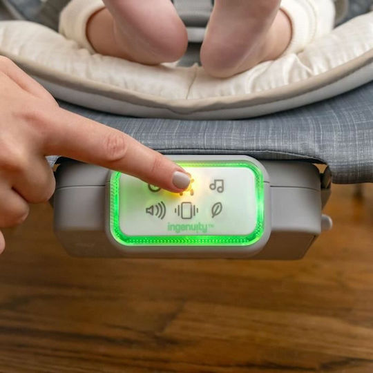 Ingenuity Electric Baby Relax Happy Belly with Music and Vibration Gray