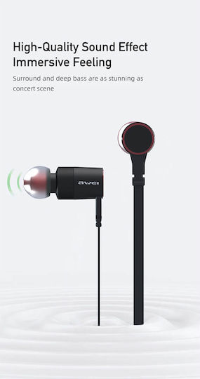 Awei PC-9T In-ear Handsfree Ακουστικά με Βύσμα USB-C