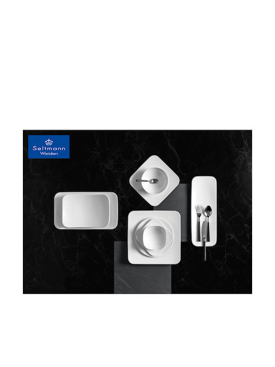 Fine Plate Shallow White with Diameter 25.5cm 2pcs