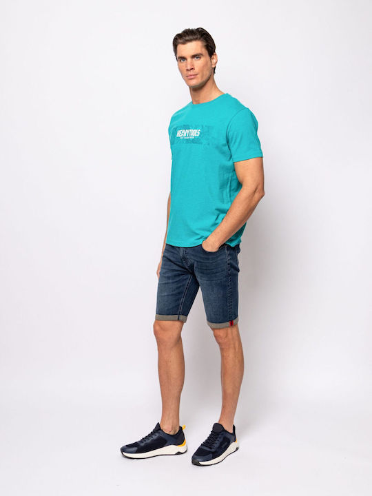 T-shirt Γαλάζιο