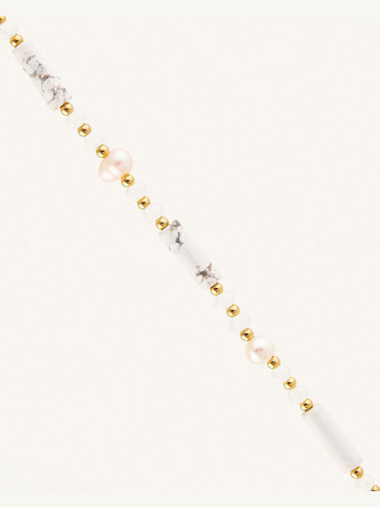 StanStefan Bracelet Anklet Chain made of Steel Gold Plated