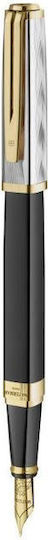 Waterman Exception Se 24 Dlx Blk Gt Fpen M