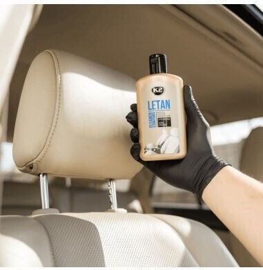 K2 Letan Flüssigkeit Für Reinigung Glänzen Und Schutz Für Lederteile Im Auto 250ml