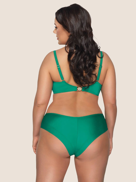 AVA Bikini Slip High Waist Green