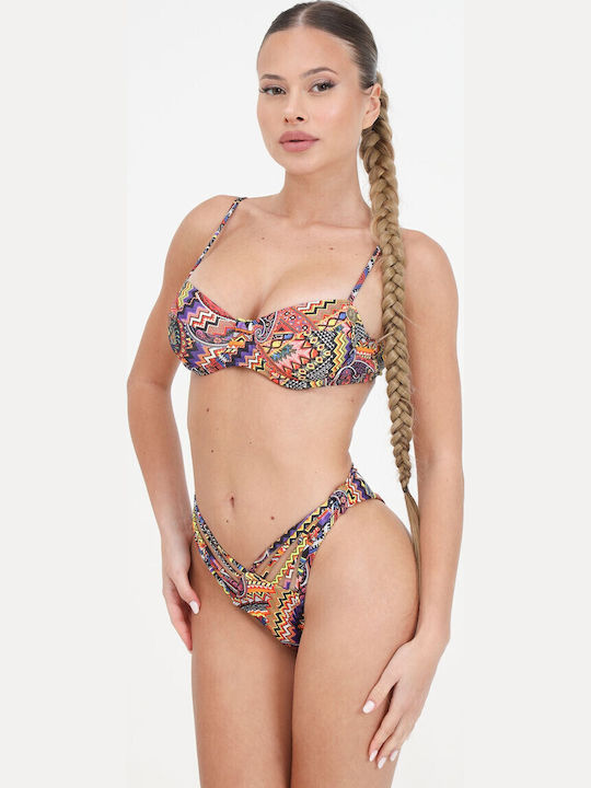 Set Bikini Τριγωνάκι & Brazil Multicolor