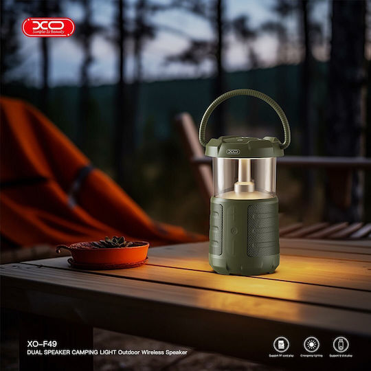 Xo F49 Outdoor 'Camping' Doppellautsprecher Grün