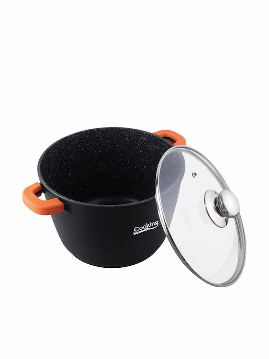 Heinner Dark Line Tiefer Topf aus Aluminium 6.3Es / 24cm