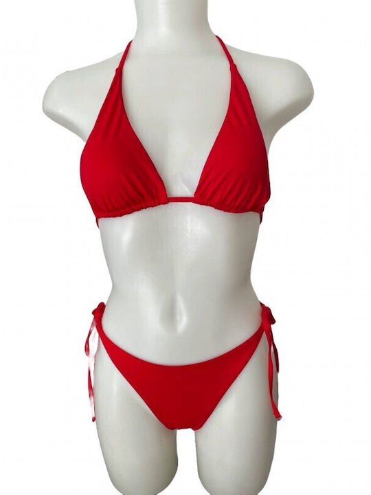 992-21 Triangle Bikini Set & Brazil RED 807202499281