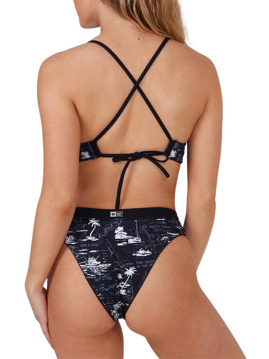 Set Bikini Μπουστάκι Black/White