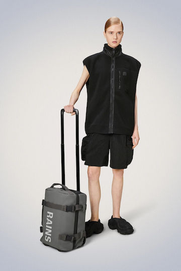 Rains Sack Voyage Back 23.7lt Gray with Wheels made of Artificial Leather L48xW20xH30.5cm