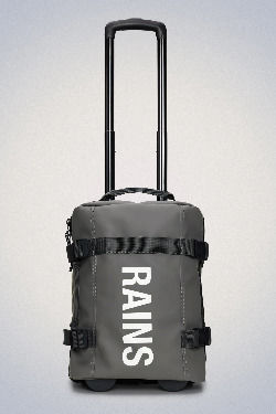 Rains Sack Voyage Back 23.7lt Gray with Wheels made of Artificial Leather L48xW20xH30.5cm