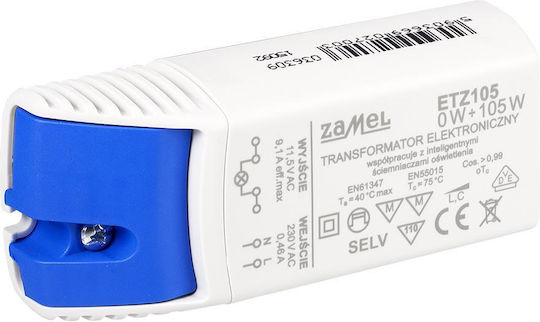 Zamel Τροφοδοτικό LED Ισχύος 105W με Τάση Εξόδου 12V