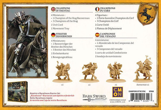 A Song of Ice and Fire Champions of the Stag Figure