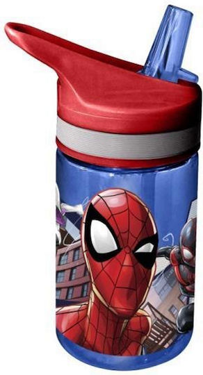 Spiderman Tritan Sandwichbox mit Besteck und 400ml Wasserflasche 21 x 14 x 6 cm Mehrfarbig