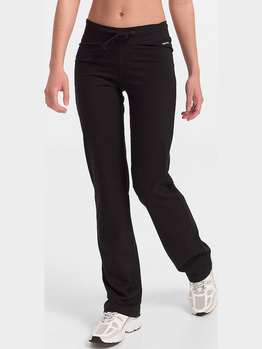 Women's Thin Sweatpants Body Move Black