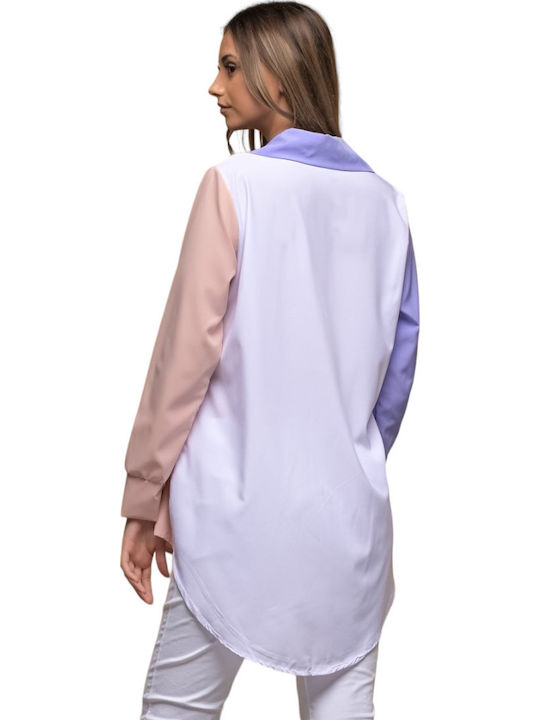 Women's Long Sleeve Shirt Colorful