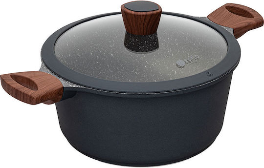 Estia Stone Βαθιά Κατσαρόλα από Χυτό Αλουμίνιο 4.5lt / 24cm Estia Stone Βαθιά Κατσαρόλα από Χυτό Αλουμίνιο 4.5lt / 24cm