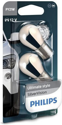 Philips Lămpi Autoturismului Vision PY21W-BAU15s Simple 12V