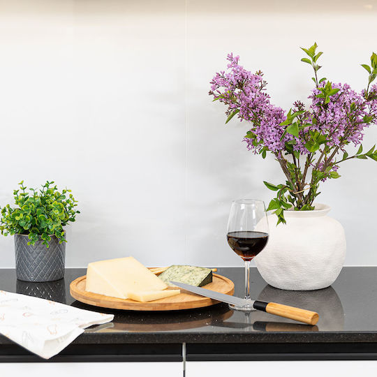 Estia Bamboo Essentials Πλατώ Σερβιρίσματος Τυριών Περιστρεφόμενο Ξύλινο 32.5x32.5x2.3εκ.