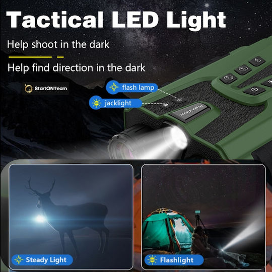 Professional Digital Night Vision Hunting Binoculars Lcd Screen Battery Night Vision 300m Black