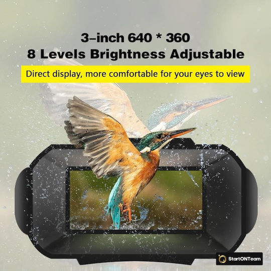 Professional Digital Night Vision Hunting Binoculars Lcd Screen Battery Night Vision 300m Black