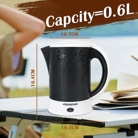 Kettle Travel Size 600ml 650W Black