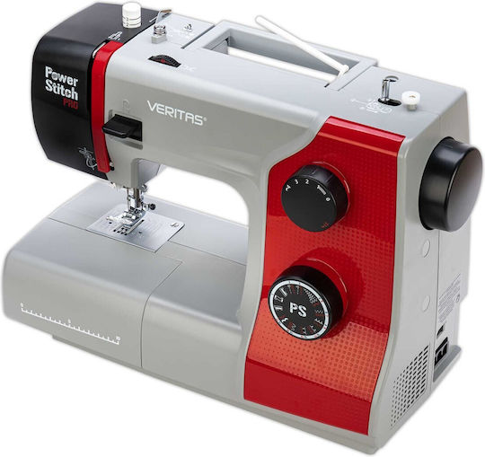 Veritas Haushaltsnähmaschine Power Stitch Pro Rot