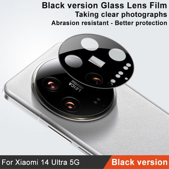 Imak Camera Protection Tempered Glass Black for the Xiaomi 14 Ultra 5G