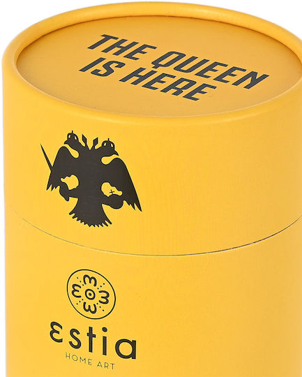 Estia Coffee Mug Save The Aegean Ανακυκλώσιμο Ποτήρι Θερμός Ανοξείδωτο BPA Free 350ml AEK BC Edition με Καλαμάκι