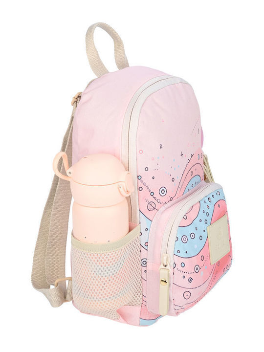 Estia Kid Backpack Σχολική Τσάντα Πλάτης Νηπιαγωγείου Whimsy Wonders με Θήκη για Παγούρι 6lt
