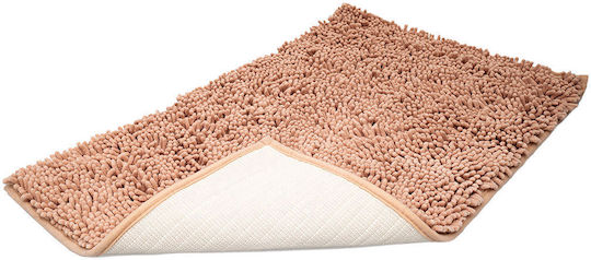 Estia Πατάκι Μπάνιου Βαμβακερό Velvet 02-7379 Beige 50x80εκ.