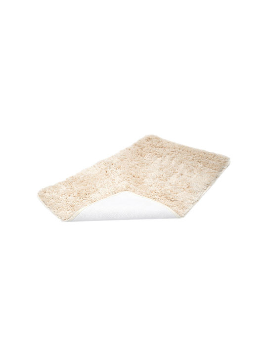 Estia Rutschfest Badematte Baumwolle Rechteckig Fluffy 02-7393 Beige 50x80cm