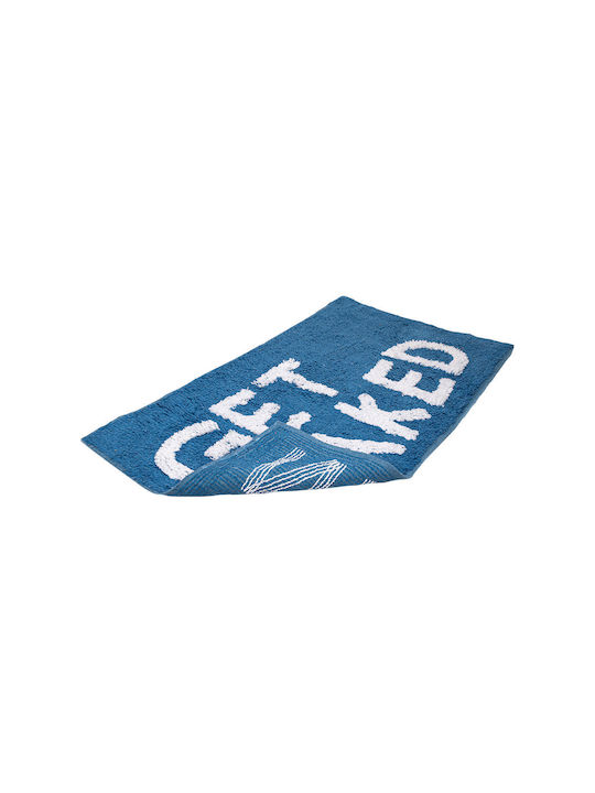 Estia Bath Mat Cotton Get Naked 02-7263 Blue 50x80cm