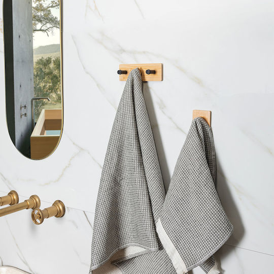 Estia Wandhalterung Bamboo Essentials Hölzernes Braune 2 Stück