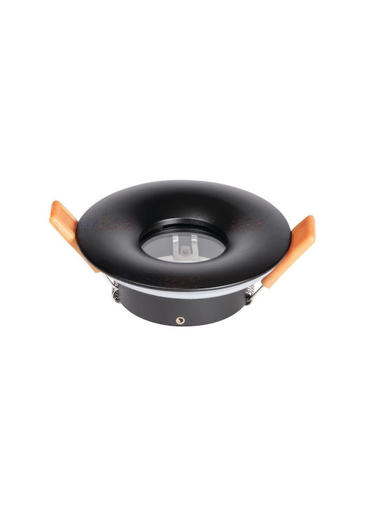 Kanlux Metallic Recessed Spot Black 34x34cm. 1pcs