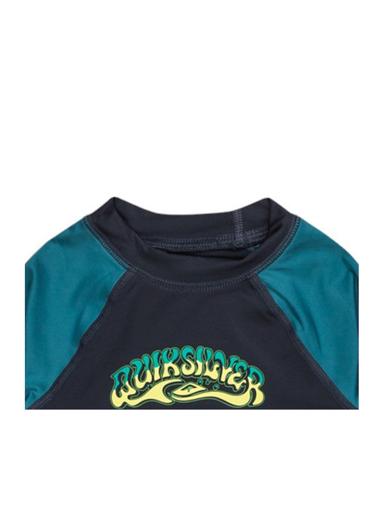 Quiksilver Everyday Kinder Badeanzug Langarmshirt Blau