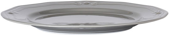 Estia ATHÉNÉE Plate Desert made of Porcelain Gray with Diameter 20cm