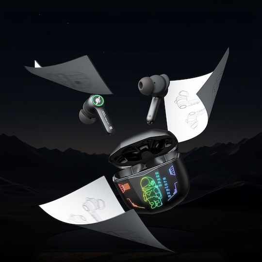 Onikuma T36 In-ear Bluetooth Handsfree Ακουστικά με Θήκη Φόρτισης Μαύρα