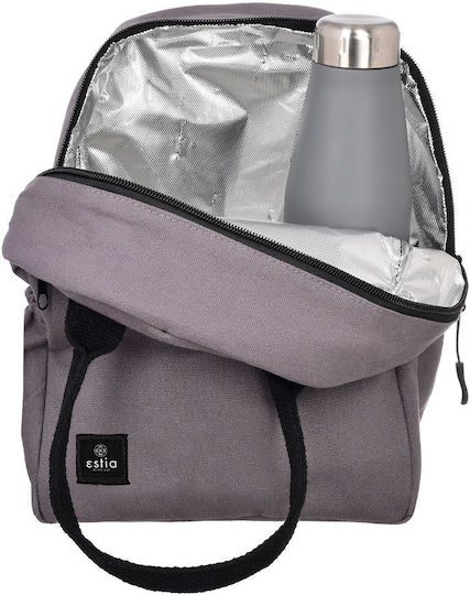 Estia Insulated Handbag Save The Aegean 7 Liters Grey L20 x W14 x H27cm Fjord