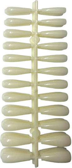 Federmäppchen Nagelspitzen in Beige Farbe 240Stück K-6582-MP