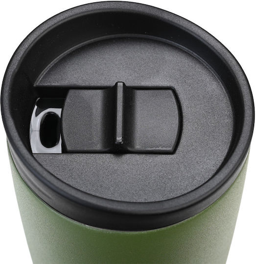 Estia Travel Mug Save The Aegean Recyclable Thermos Cup Stainless Steel BPA Free 350ml Forest Spirit