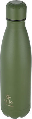 Estia Flask Lite Save the Aegean Recycelbar Flasche Thermosflasche Rostfreier Stahl BPA-frei Forest Spirit 500ml