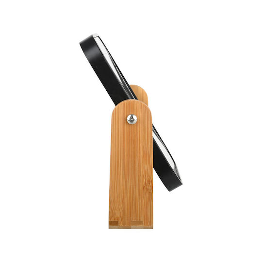 Estia Makeup Mirror Tabletop Bamboo Essentials Black