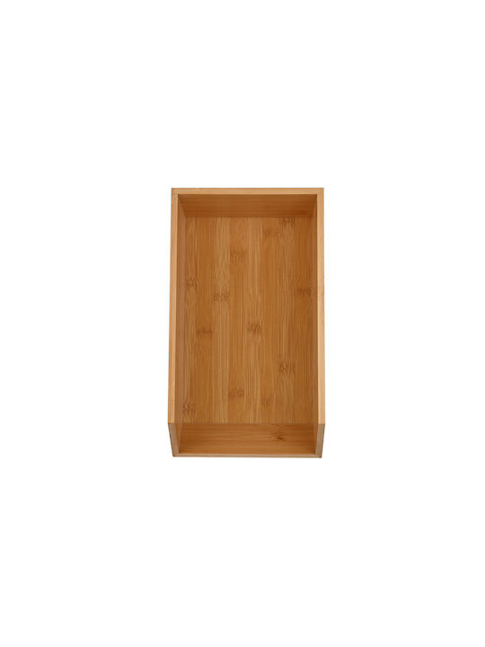 Estia Bamboo Essentials Θήκη για Βαμβάκι Μπαμπού Μπεζ