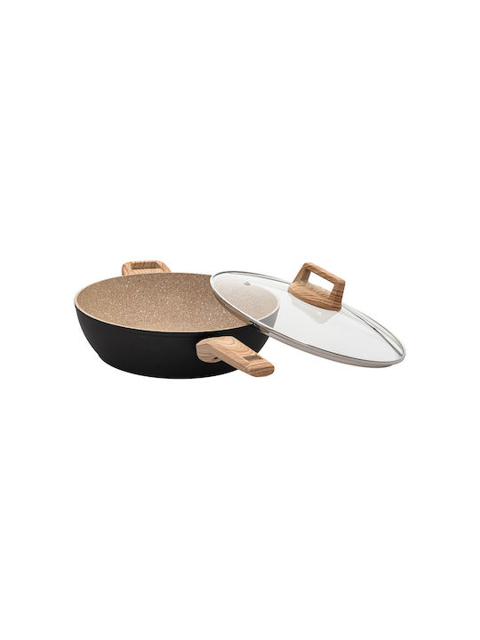 Estia Earth Saute With Lid made of Aluminum with Non-Stick Coating 28cm