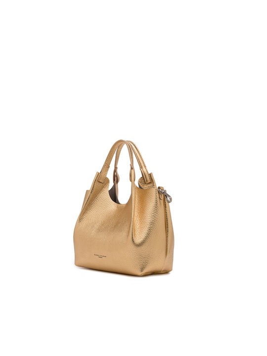 Gianni Chiarini Leather Women's Bag Shoulder Gold