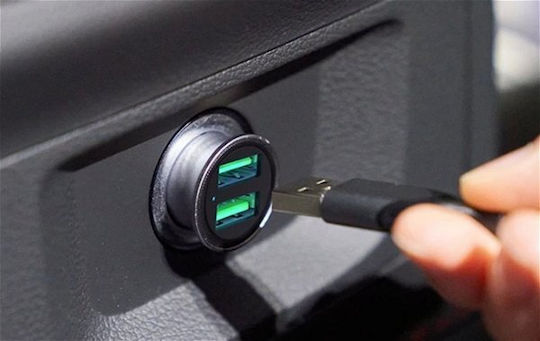 Vention Auto-Ladegerät 18W Schnellladung mit einem Anschluss: 1xUSB Gray Farbe