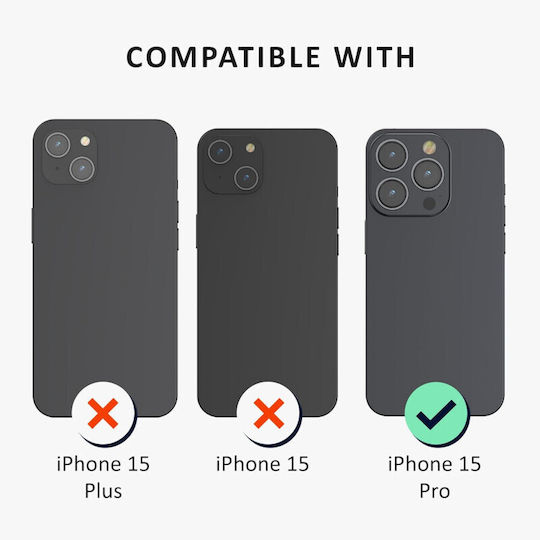 Kalibri Back Cover Πλαστικό / Σιλικόνης Μπλε (iPhone 15 Pro)