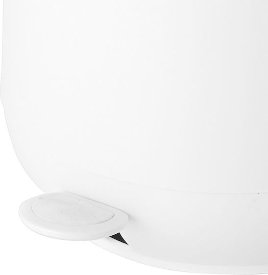 Estia Fjord Plastic Bathroom Basket Soft Close 5lt White