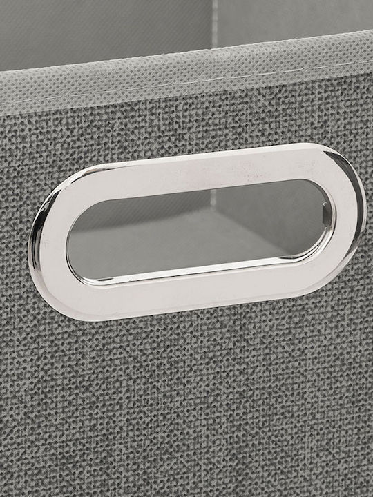 Fabric Storage Box Gray 31x31x15cm